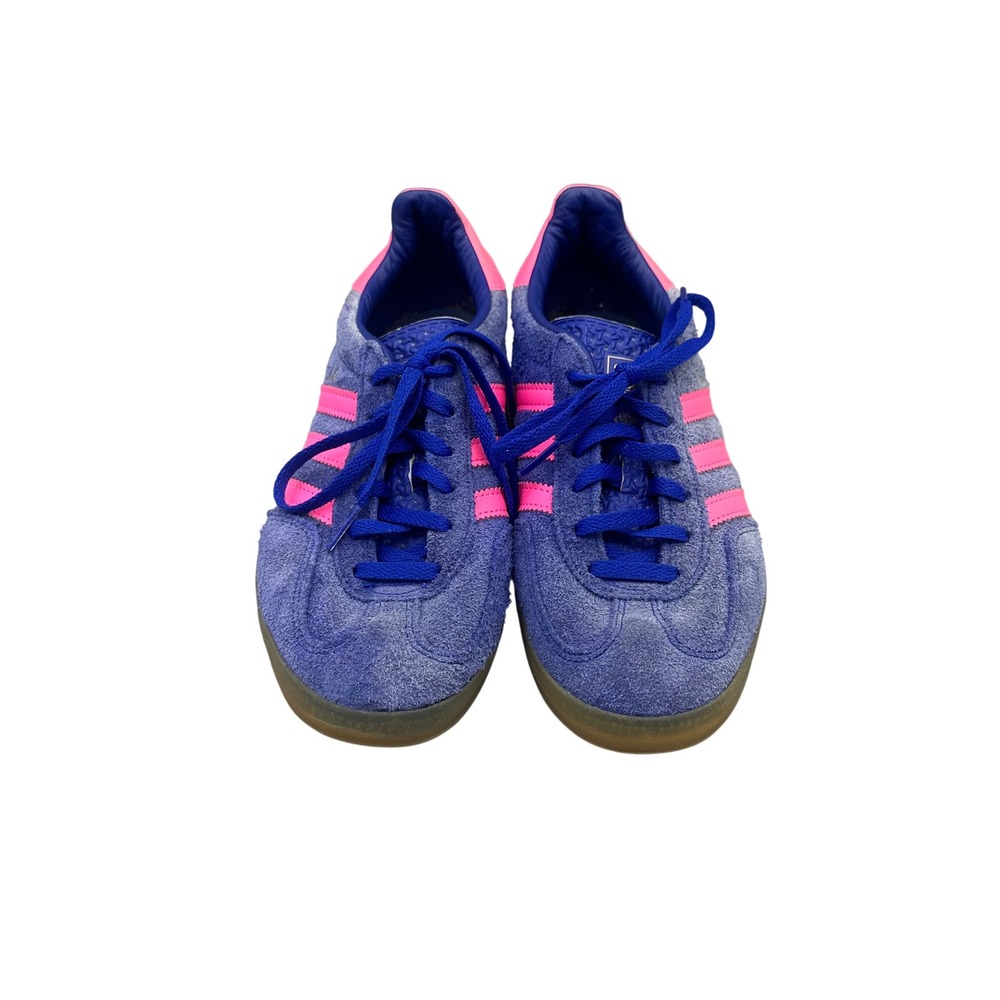 Adidas Gazelle Indoor Blue Bird Pink Fusion Gum IH5931 Mens 6 Womens 7.5